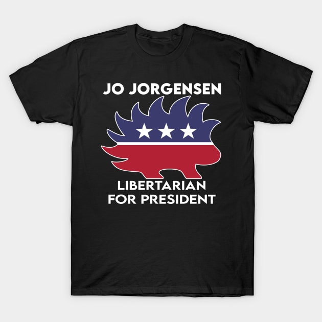 Jo Jorgensen Libertarian For President T-Shirt by The Libertarian Frontier 